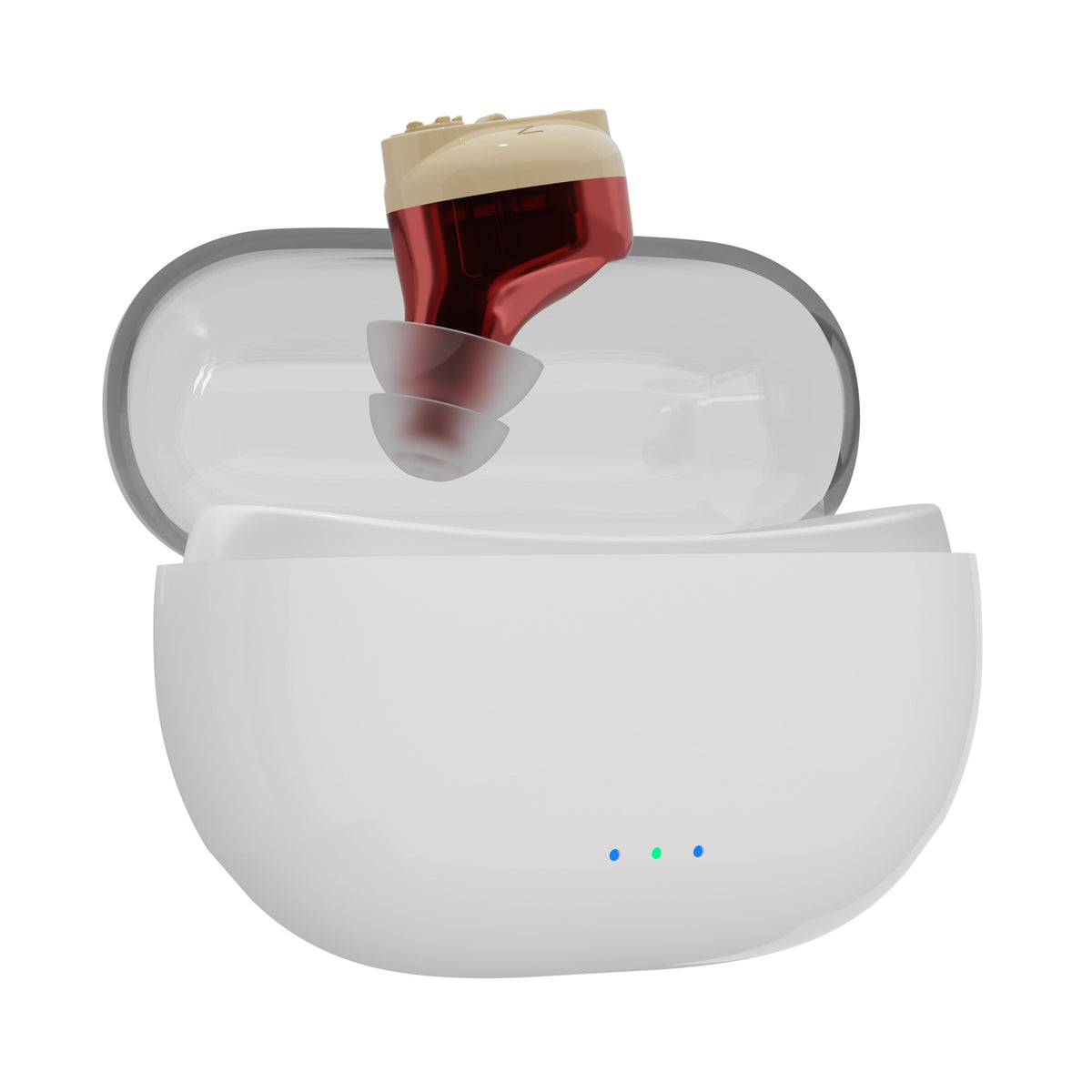 Portable Hearing Amplifier: Rechargeable, 30-Hour Battery