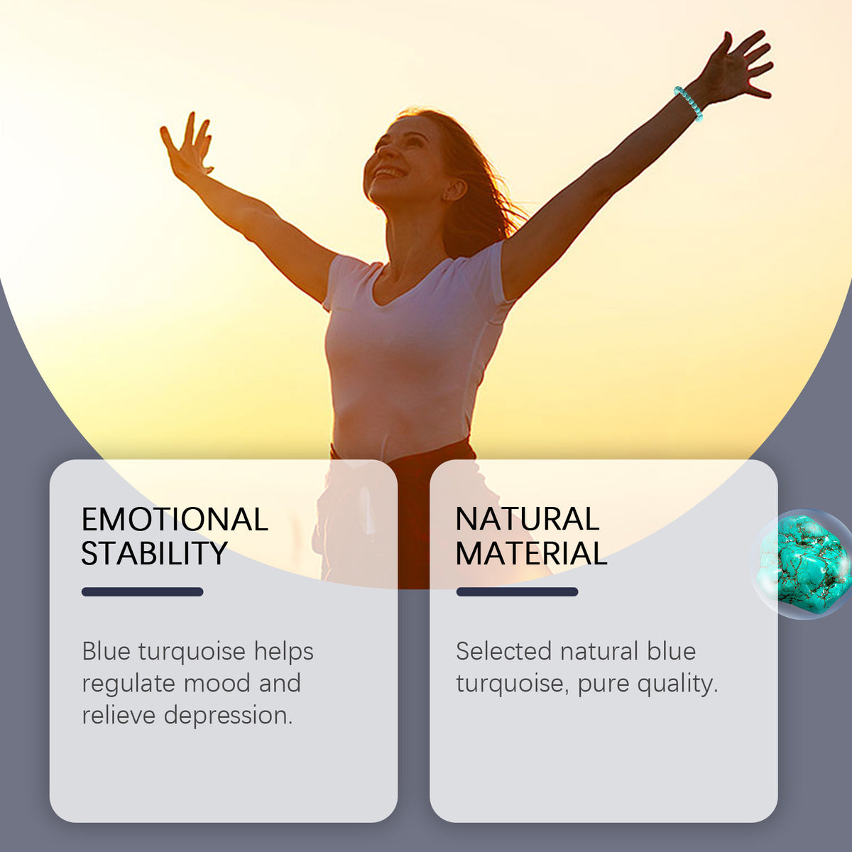 Natural Turquoise Bracelet for Effortless Everyday Style