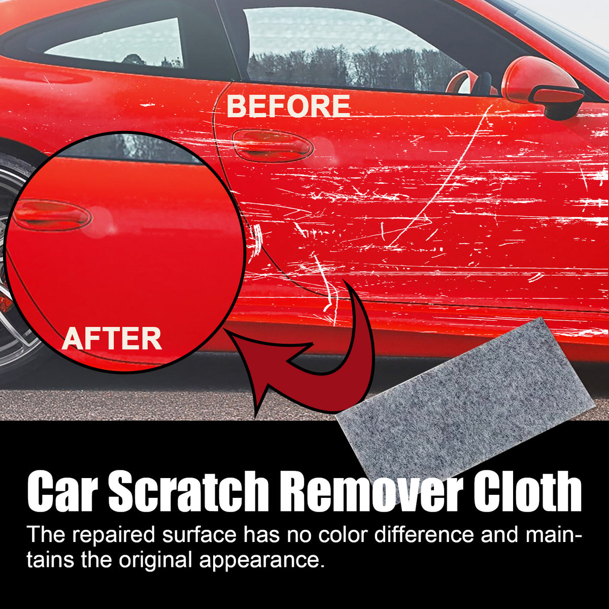 Car Scratch Remover Cloth Set for Minor Surface Marks