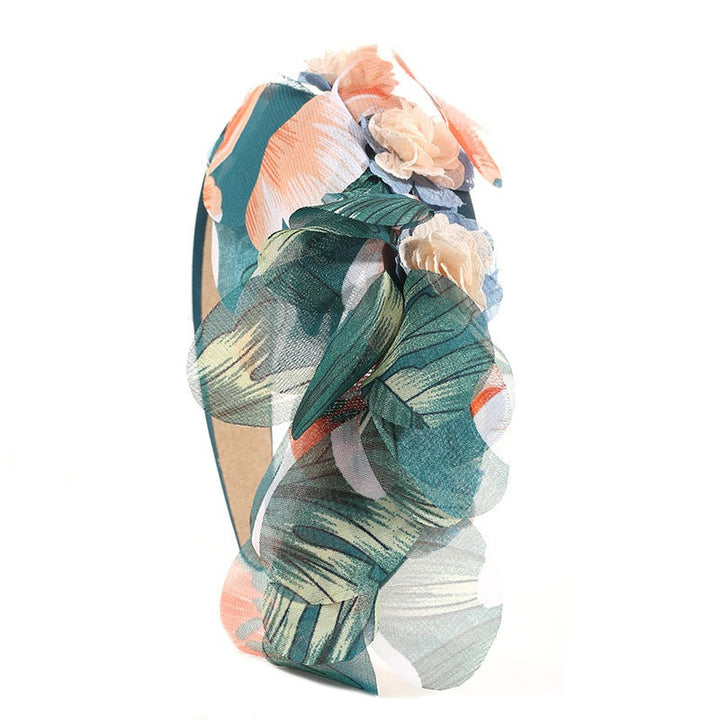 Floral Fabric Headband for Colorful Statement Style