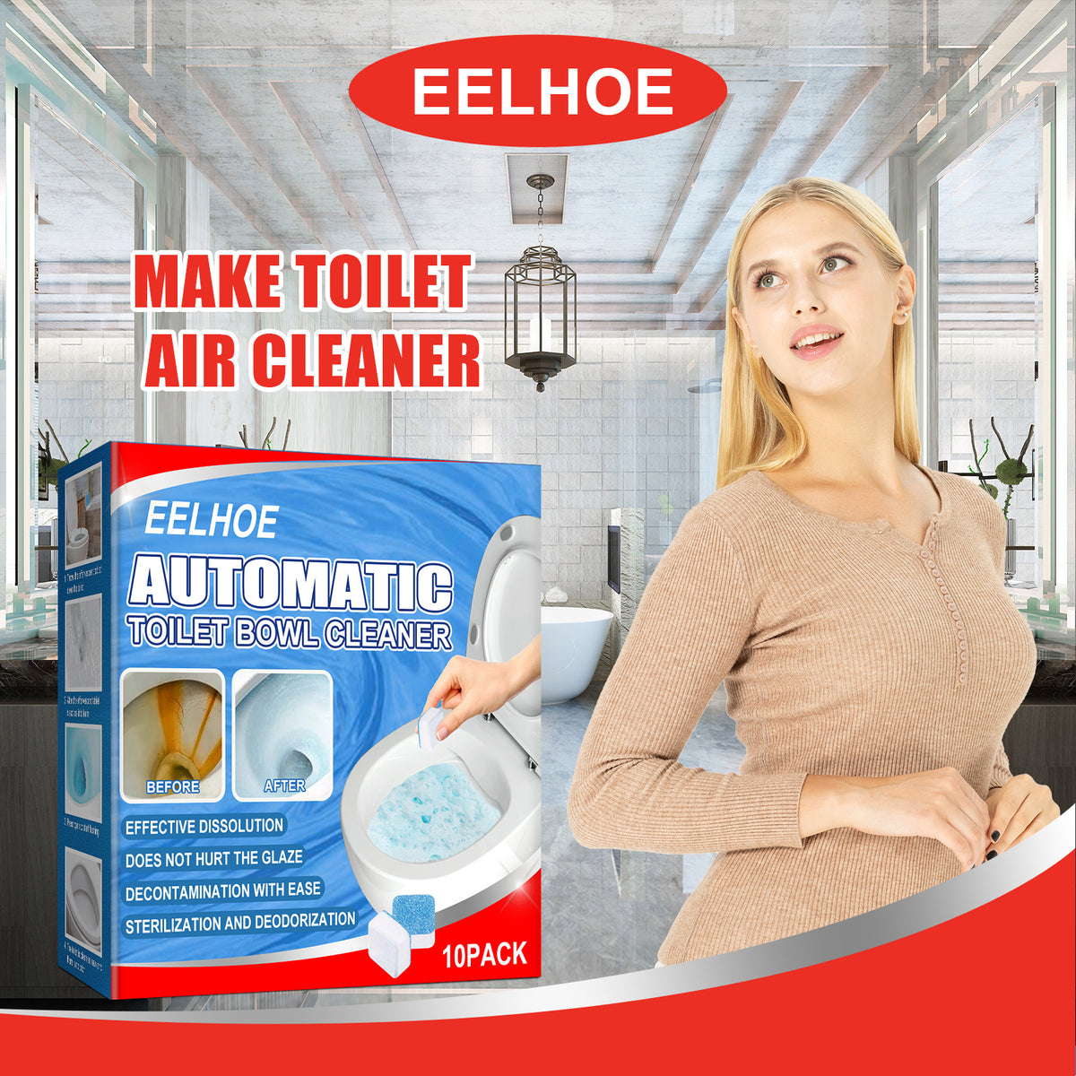 Toilet Cleaning Tablets for Fresher, Cleaner Bowls