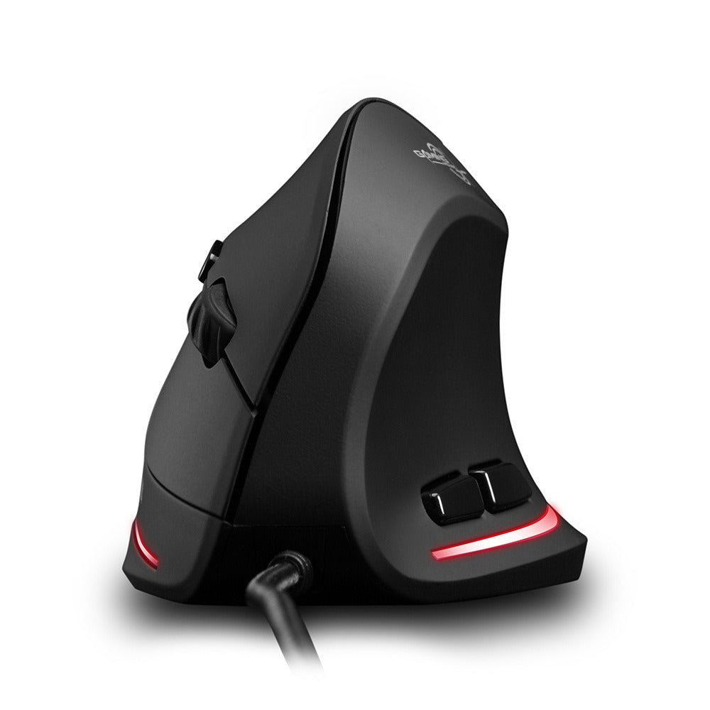Vertical Ergonomic Wired Mouse for Wrist Strain Relief
