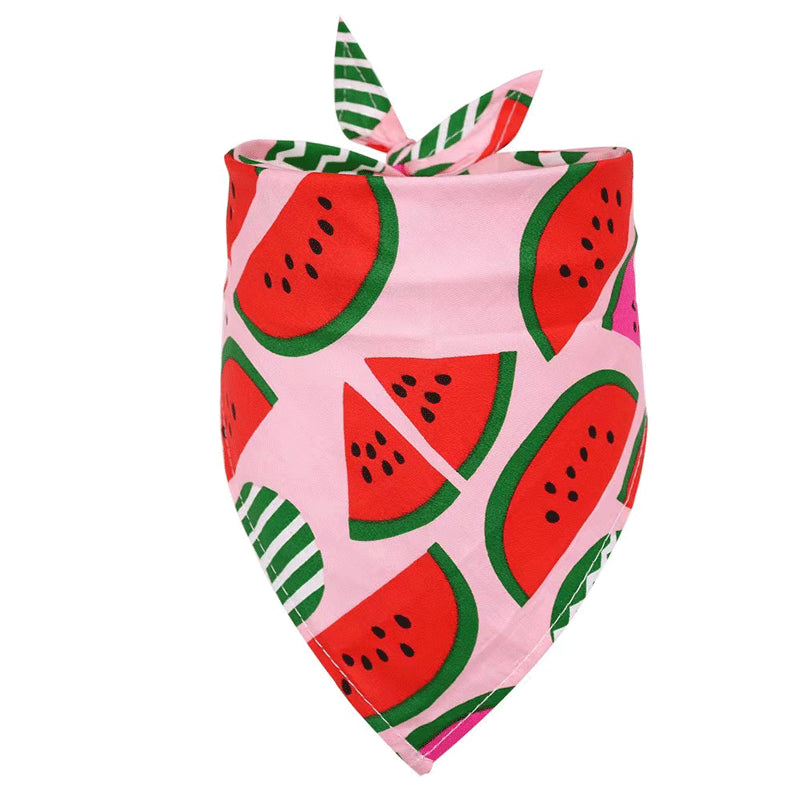 Cotton Pet Bandana Scarf for Playful Summer Style