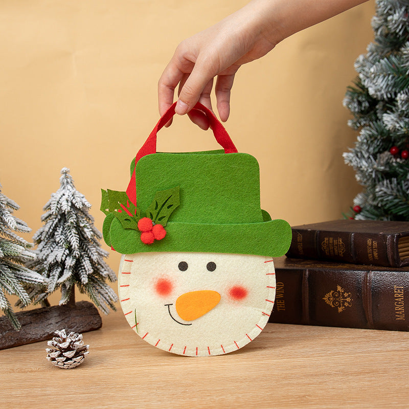 Christmas Gift Bag for Kids, Reusable Holiday Candy Bag