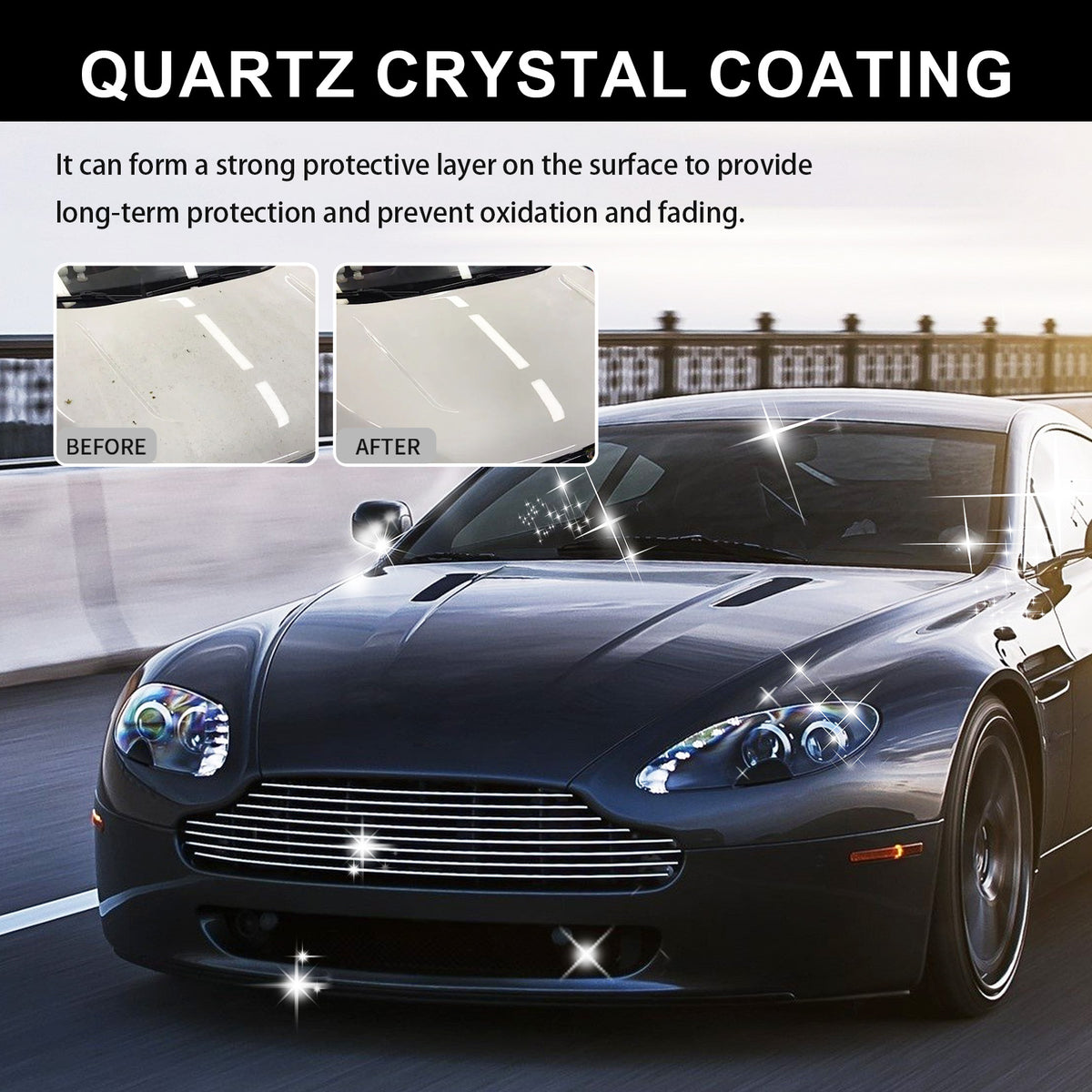 Quartz Crystal Car Coating for Deeper, Clearer Gloss