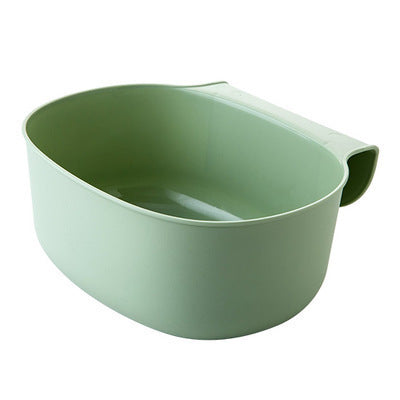 Hanging Cabinet Door Trash Can with Open-Top Design