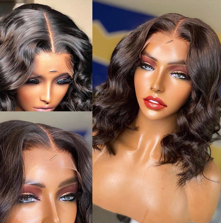 Short Curly Lace Front Wig With Natural-Looking Volume