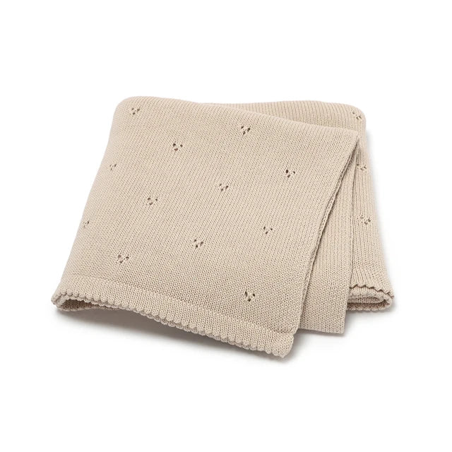 Knitted Baby Duvet Cover | Gender-Neutral Nursery Layer