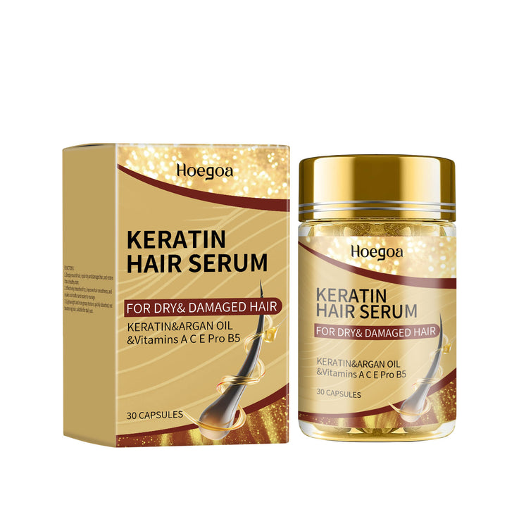 Argan Hair Oil Capsules for Smooth, Glossy Hair Care