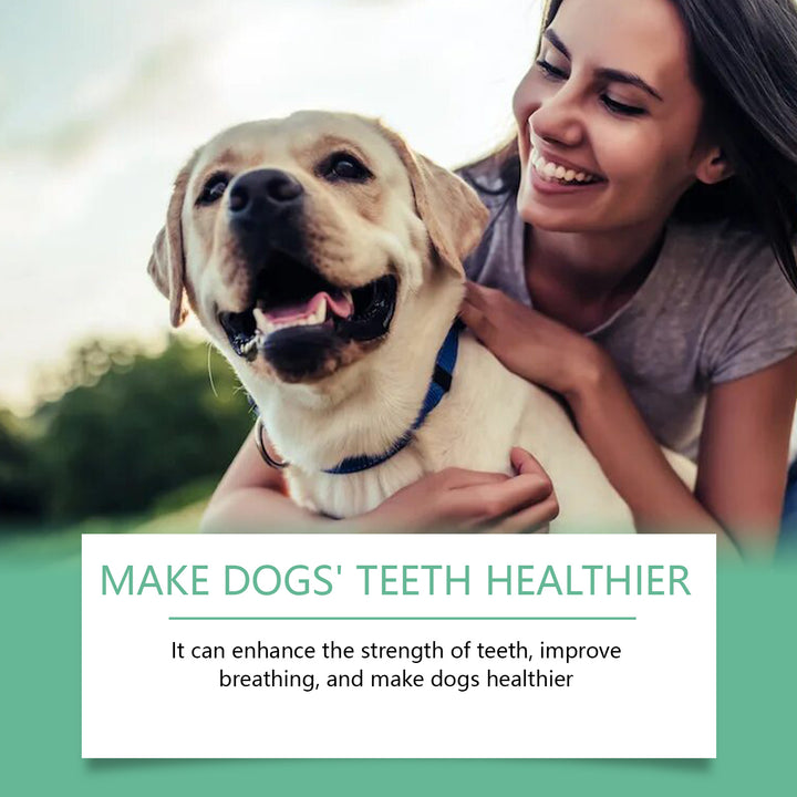 Dog Dental Cleaning Powder for Plaque & Fresh Breath
