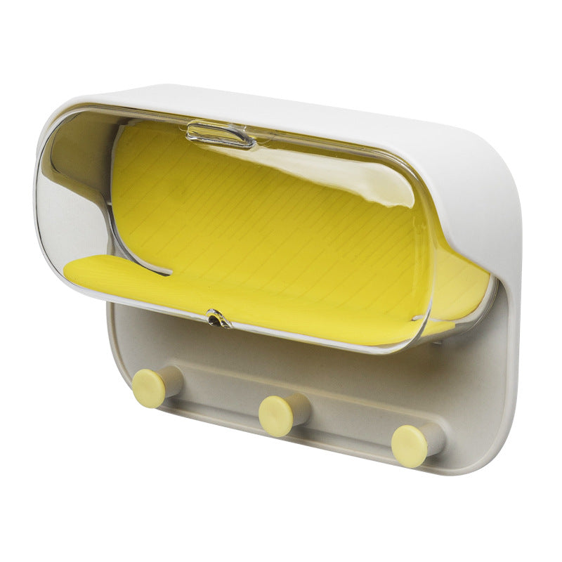 Punch-Free Bathroom Wall Box for Glasses and Jewelry