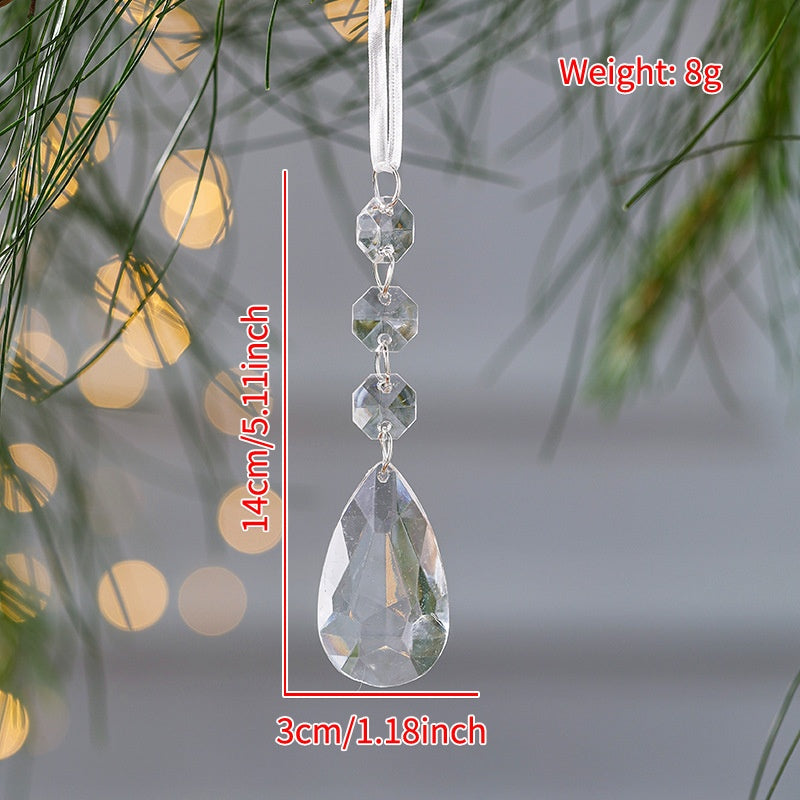 Crystal Christmas Tree Ornaments | Winter Sparkle