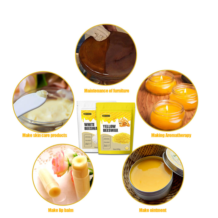 White Beeswax for DIY Skincare, Lip Balm & Candles