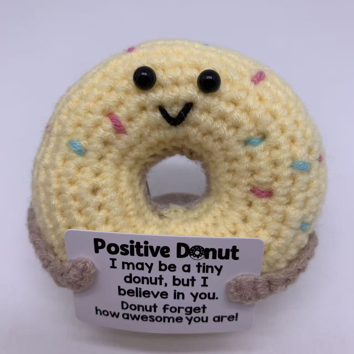 Positive Penguin Plush Toy for Cheerful Desk Decor