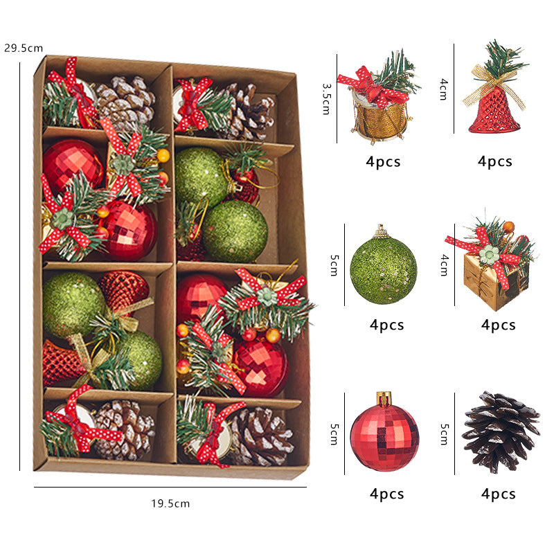 Christmas Tree Ornaments Coordinated Holiday Gift Pack