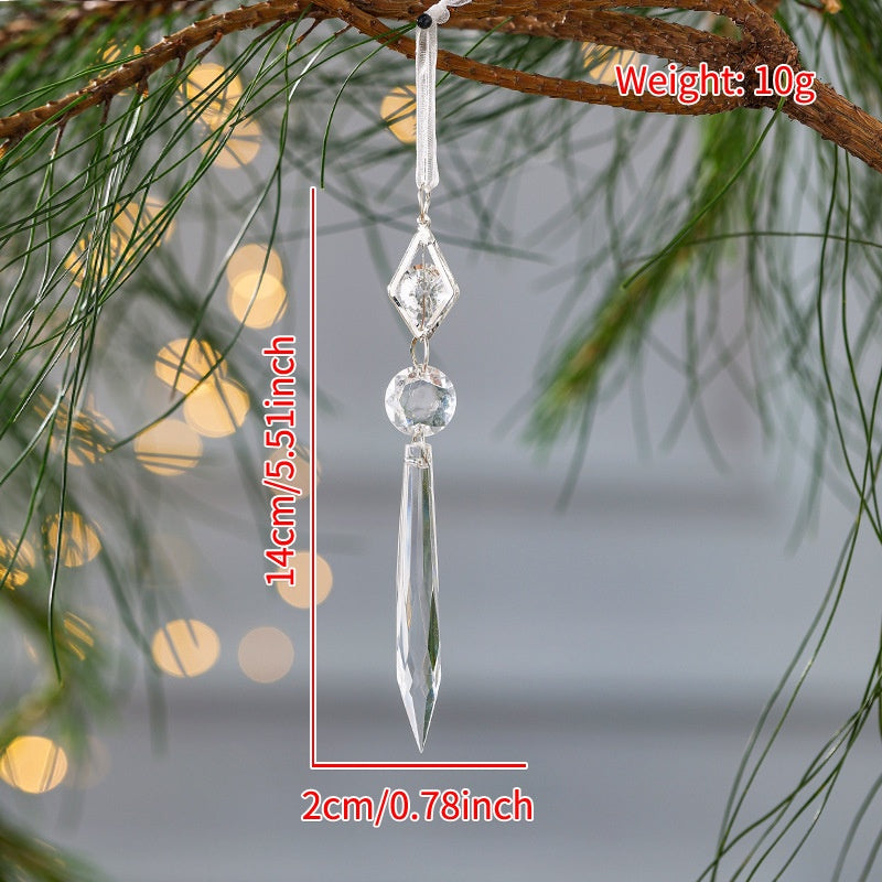 Crystal Christmas Tree Ornaments | Winter Sparkle