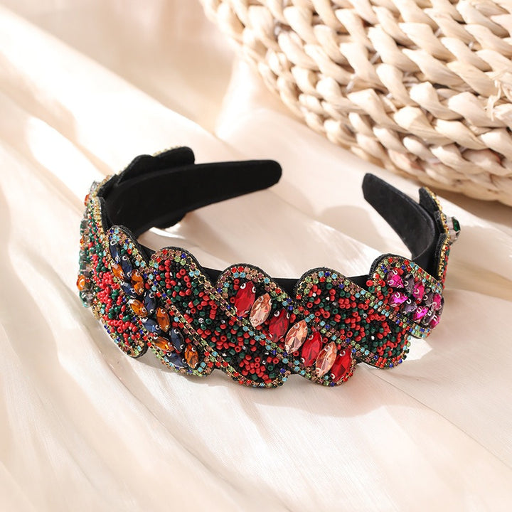 Jeweled Hair Hoop for Instant Glamorous Occasion Style