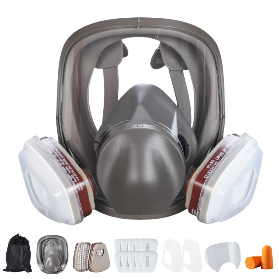 Full‑Face Respirator for Spray Painting — P100 Protection