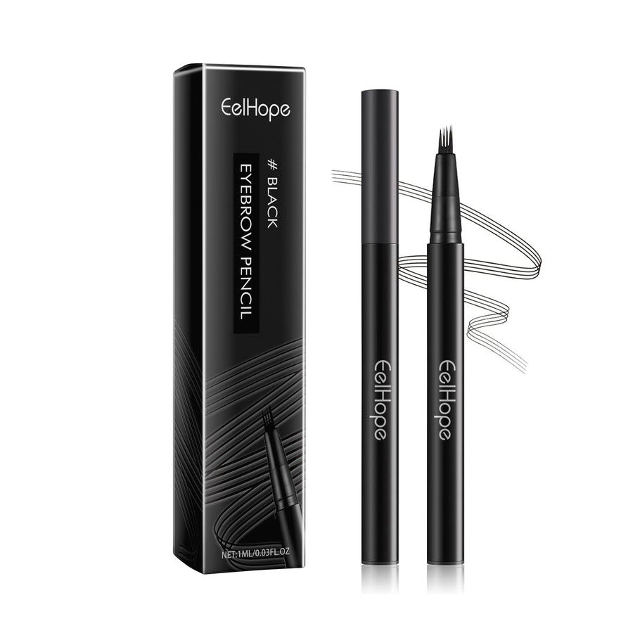 Four-Prong Eyebrow Pencil for Natural Brow Definition