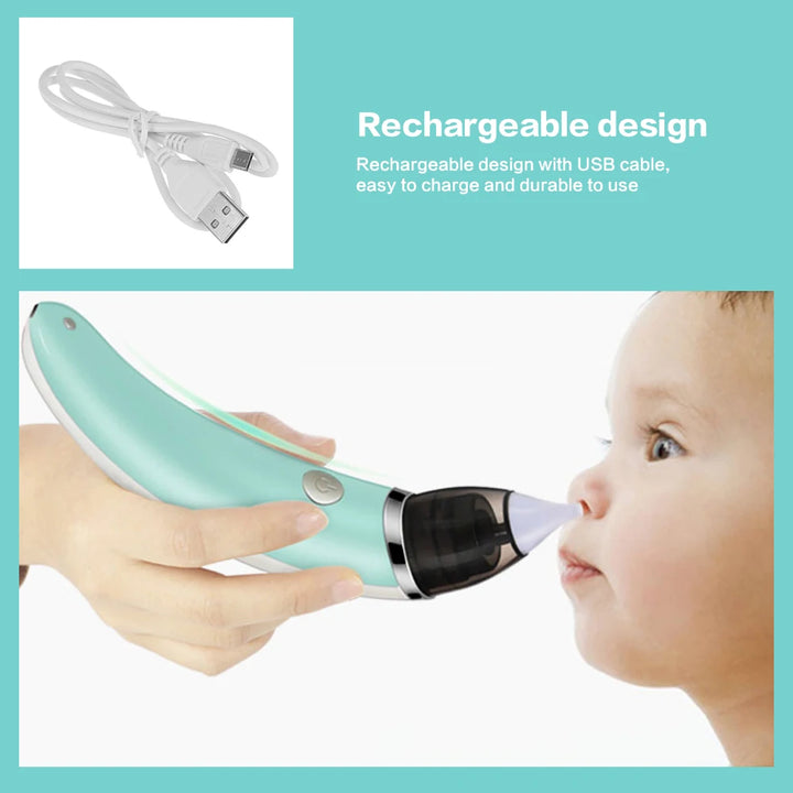 Baby Nasal Aspirator Electric — Safe Hygienic Nose Cleaner