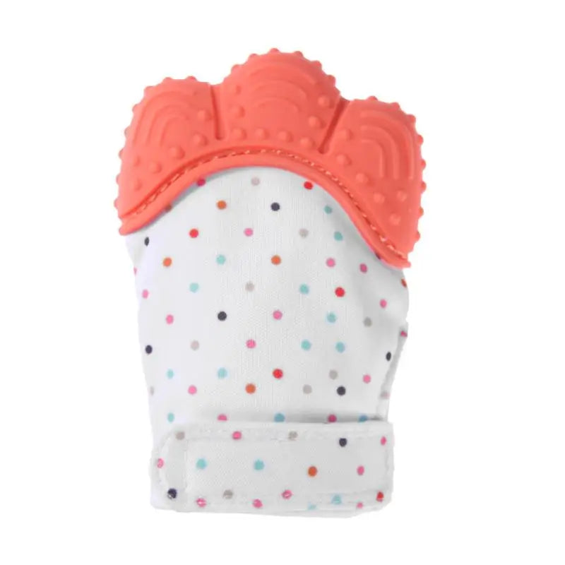 Infant Teething Mitten — Soft Silicone Gum Comfort
