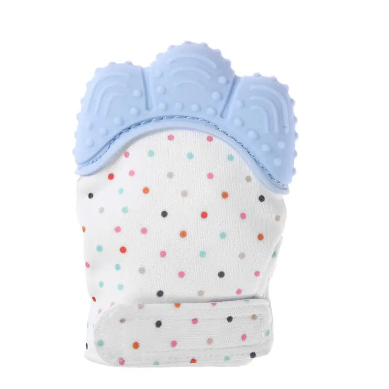 Infant Teething Mitten — Soft Silicone Gum Comfort