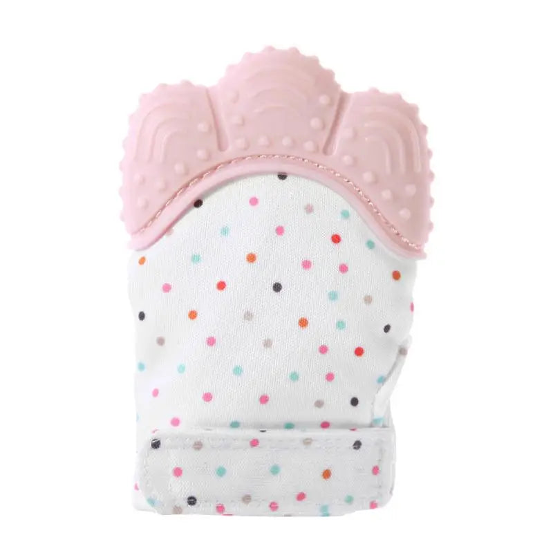 Infant Teething Mitten — Soft Silicone Gum Comfort