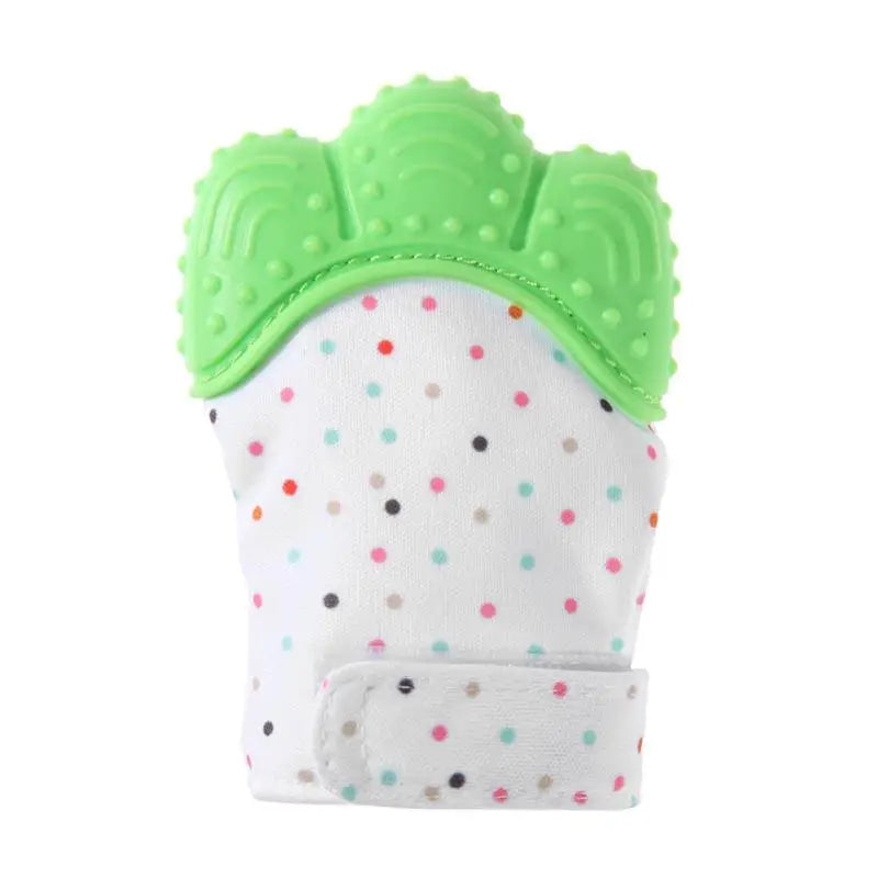 Infant Teething Mitten — Soft Silicone Gum Comfort
