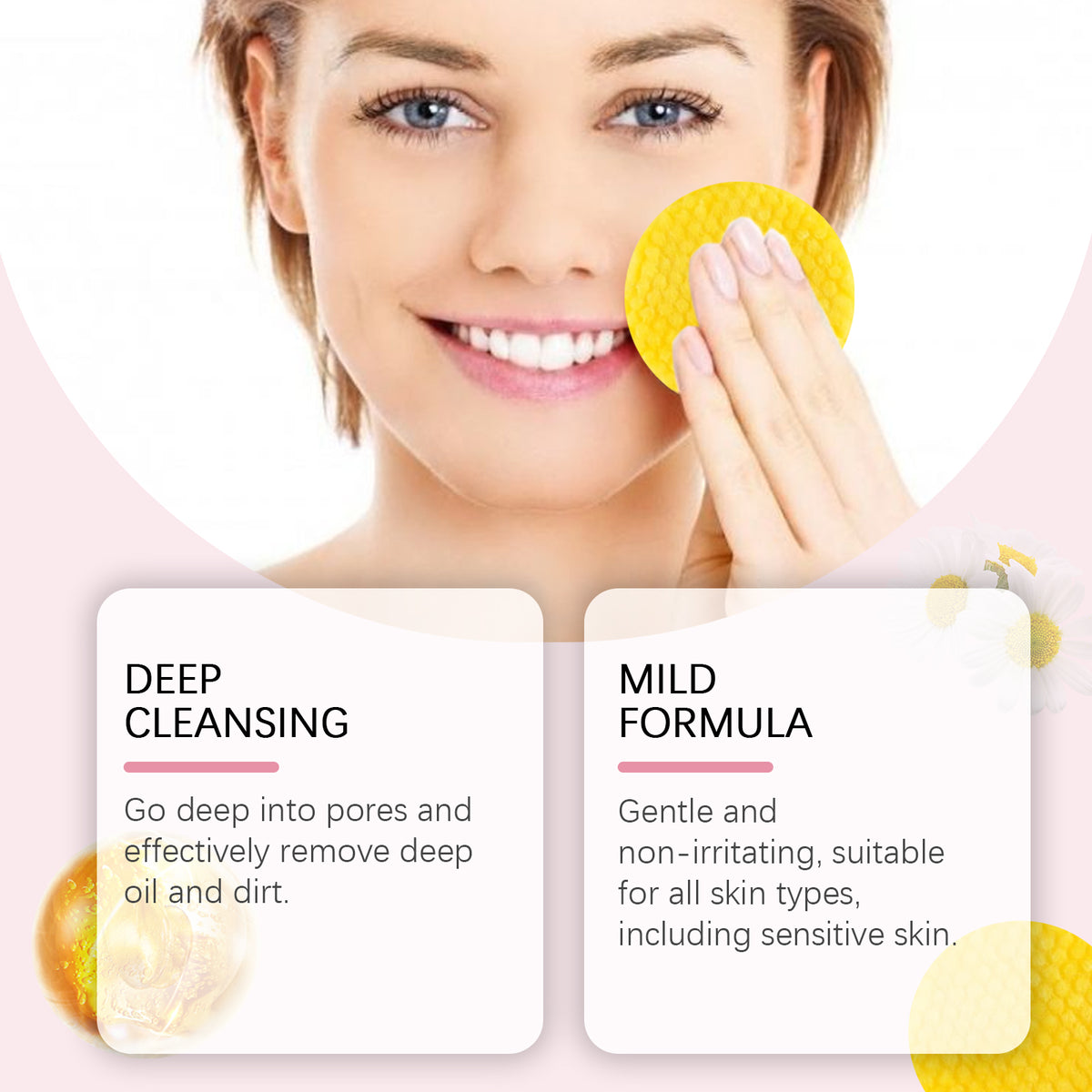 Kojic Acid Cleansing Pads for Deep Facial Cleansing