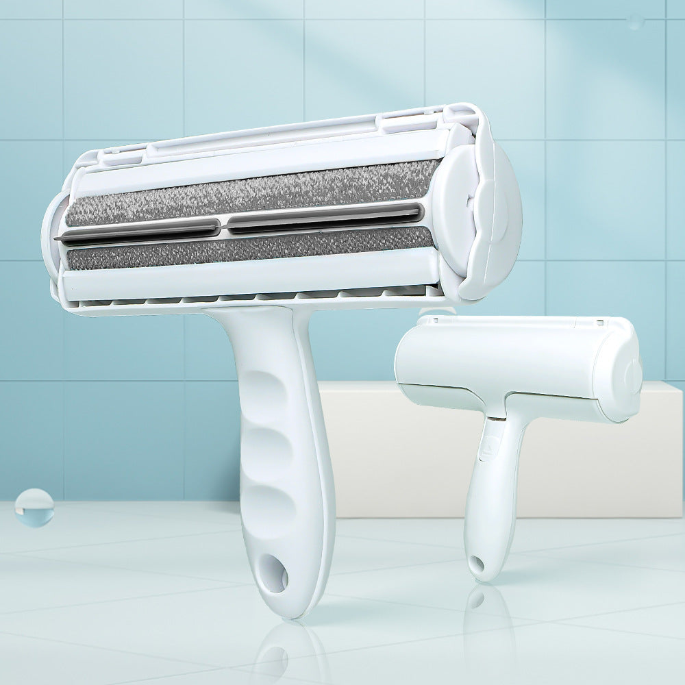 Self-Cleaning Pet Hair Remover Brush for Fur-Free Fabrics
