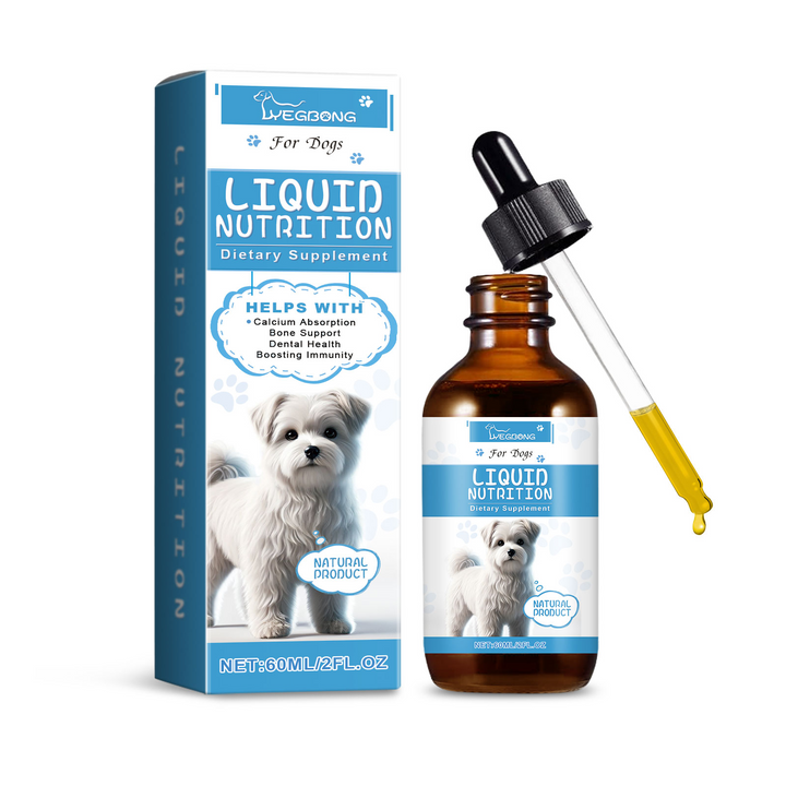 Pet Vitamin Supplement Drops for Bone & Immune Support