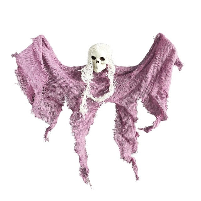 Hanging Skeleton Ghost Decoration for Haunted Halloween