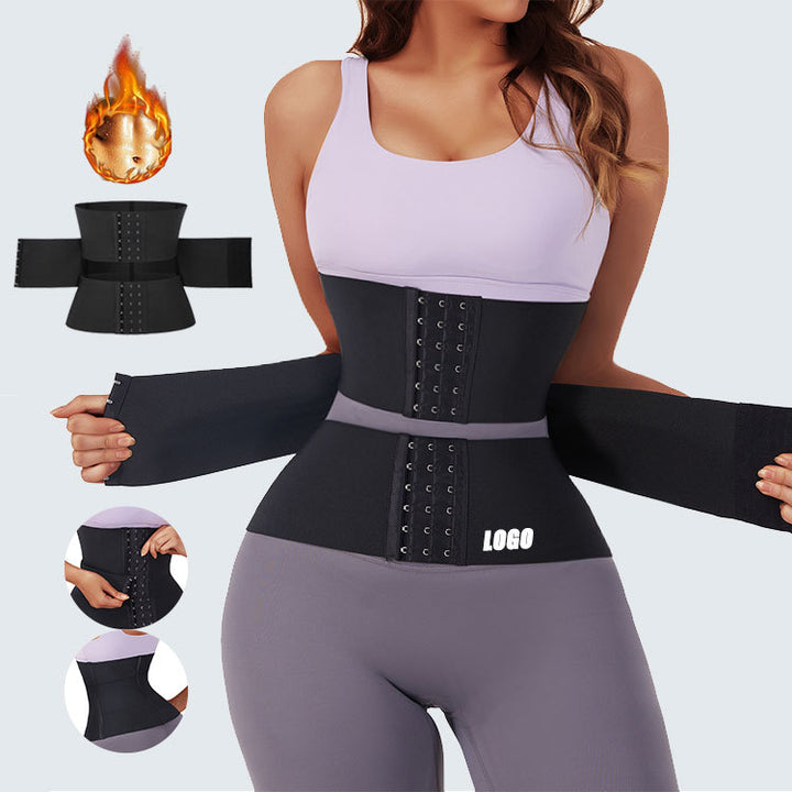 Triple‑Belt Waist Trainer — Hourglass Sculpting & Back Support