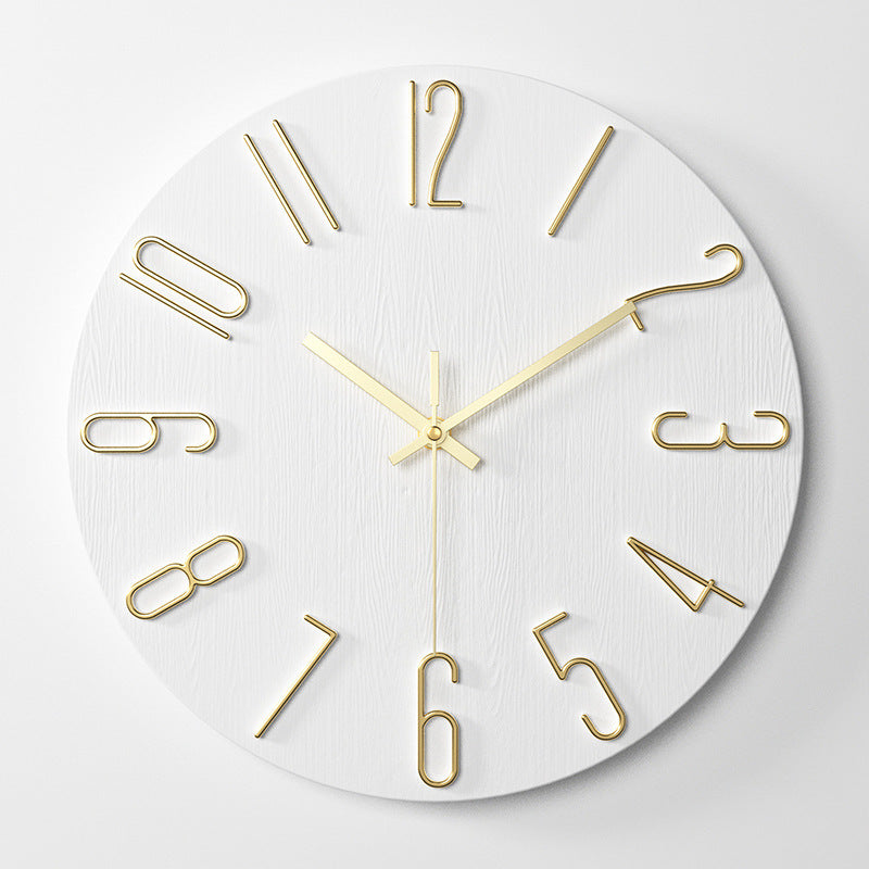 12-Inch Decorative Wall Clock for Clear, Stylish Time