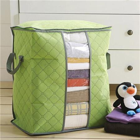 Quilted Under Bed Storage Bag With Clear Front Window