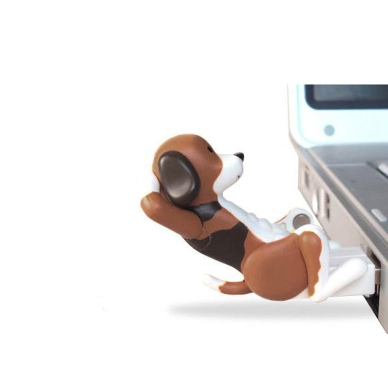 USB Desk Dog Toy: Animated Laugh Break for Your Desk