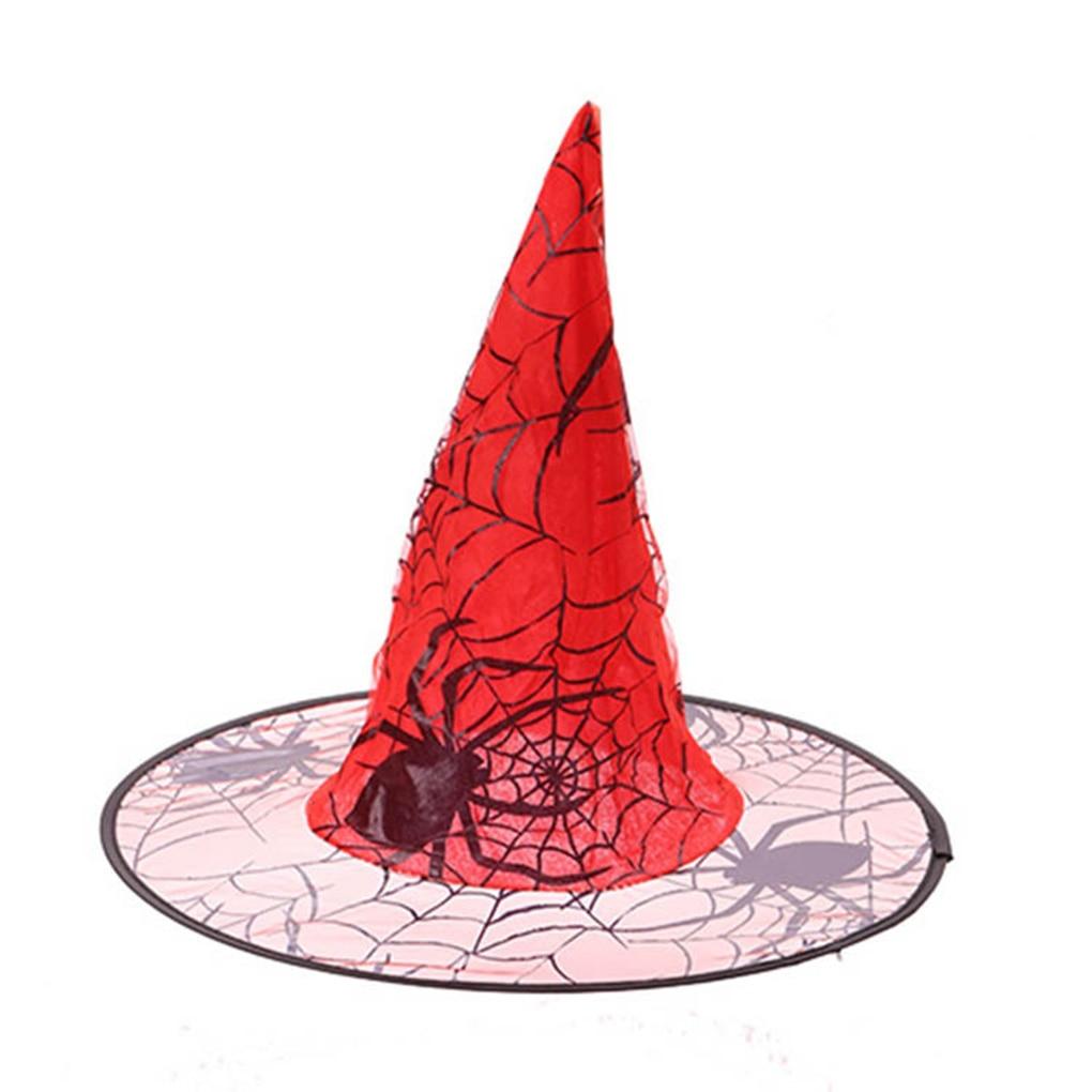 Spider Witch Hat for Colorful Halloween Party Costumes