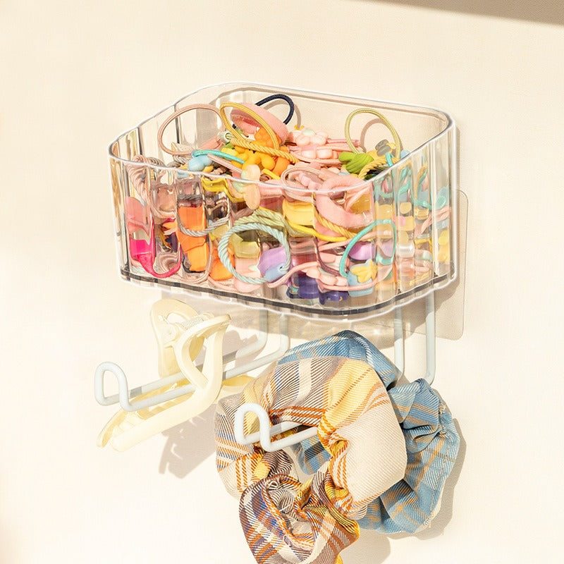 Kids Hair Accessory Wall Organizer, No-Drill Storage