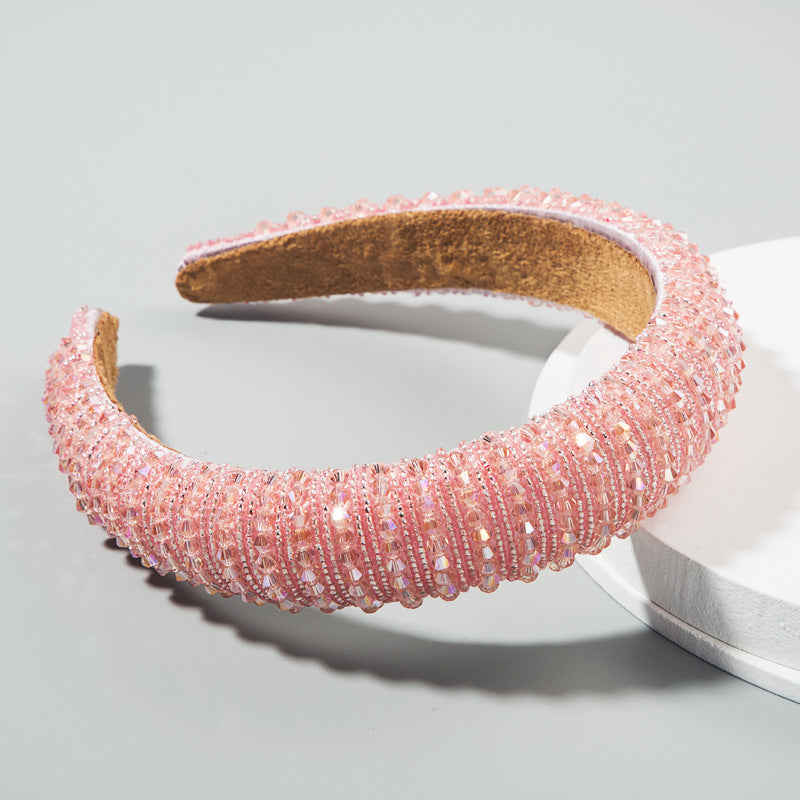 Hand-Woven Beaded Hair Hoop for Instant Polished Style
