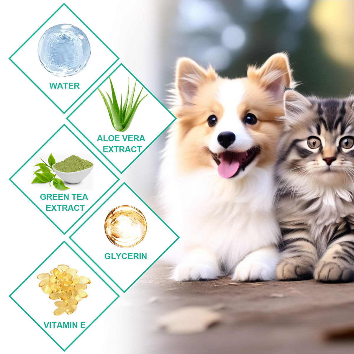 Pet Ear Cleaner Finger Wipes for Gentle Ear Grooming