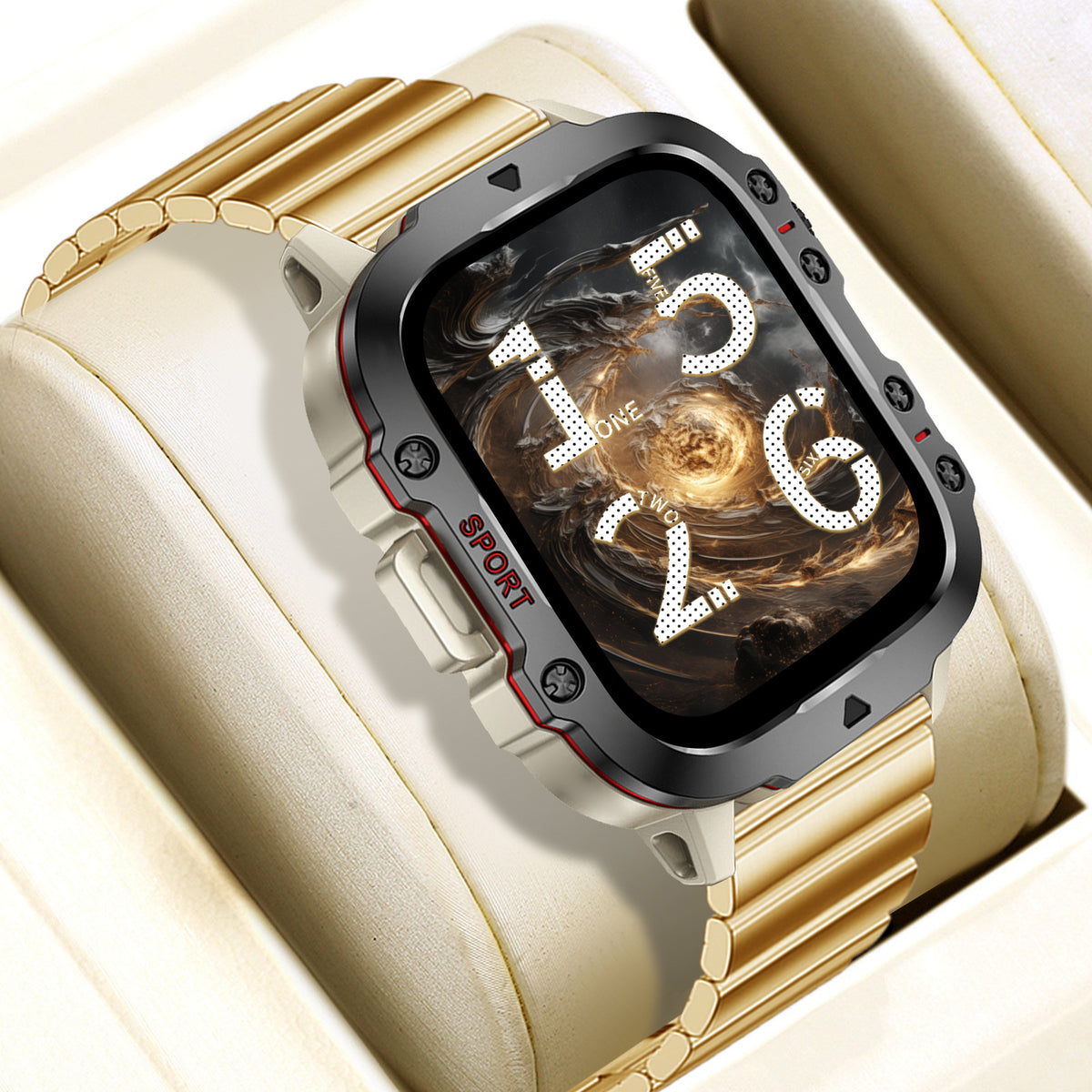 Smartwatch Fitness Tracker for Rugged Daily Tracking