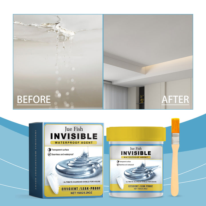 Transparent Waterproof Glue for Durable Leak Sealing