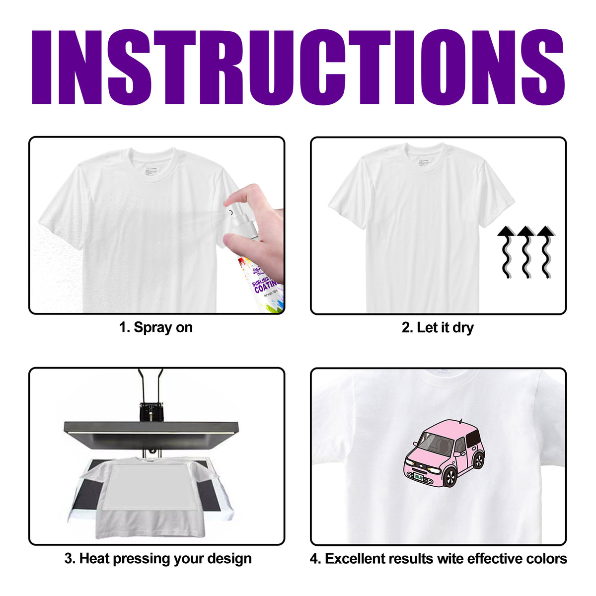 Sublimation Coating Spray for Glossy, Durable Prints