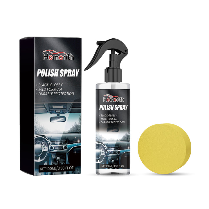 Wash-Free Polish Spray for Dashboard, Trim & Tires