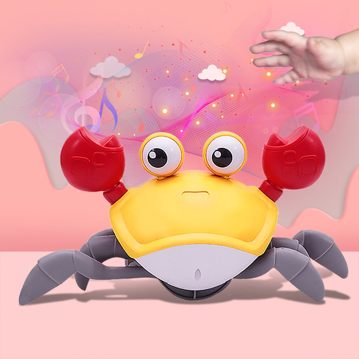 Interactive Crawling Crab Toy for Screen-Free Play