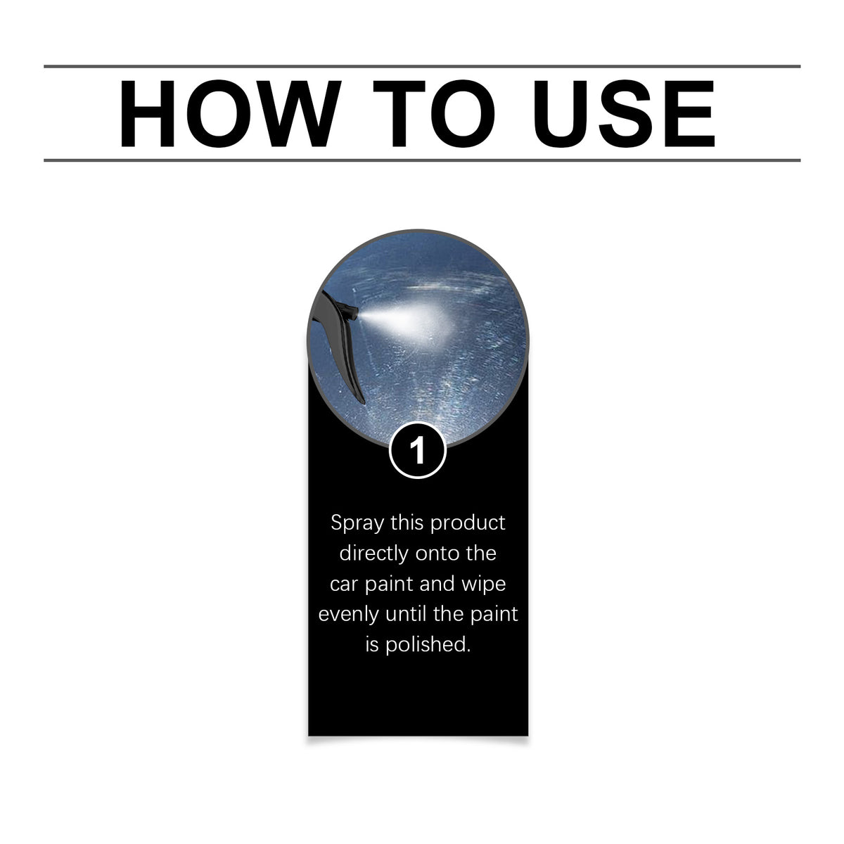 3-In-1 Car Coating Spray for Glossy Paint Protection