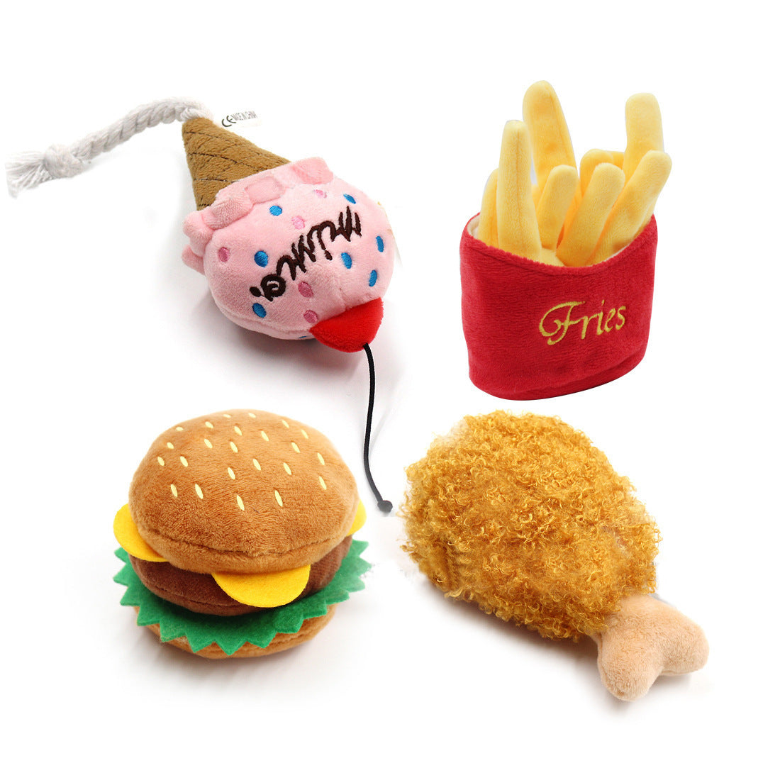 Dog Plush Toys for Indoor Boredom Relief and Solo Play