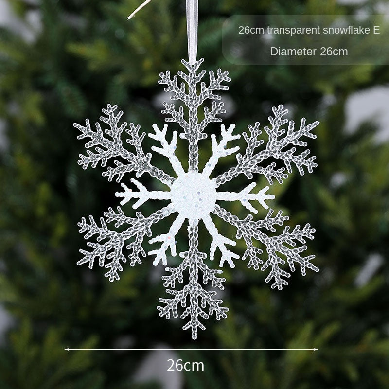 Acrylic Snowflake Ornaments for Frosted Tree Sparkle