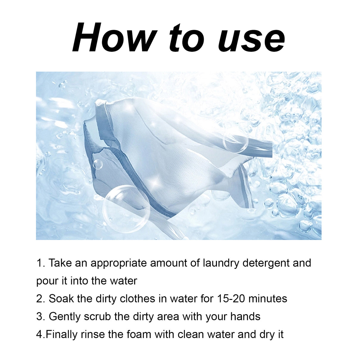 Active Enzyme Laundry Cleaner for Tough Stubborn Stains