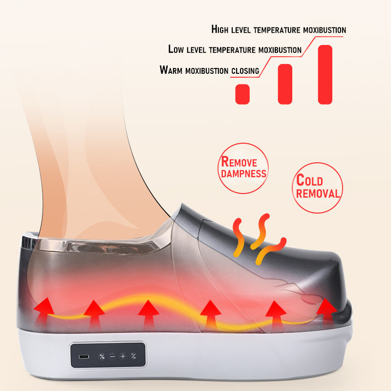 Acupressure Massage Shoes — Heated Moxibustion Therapy